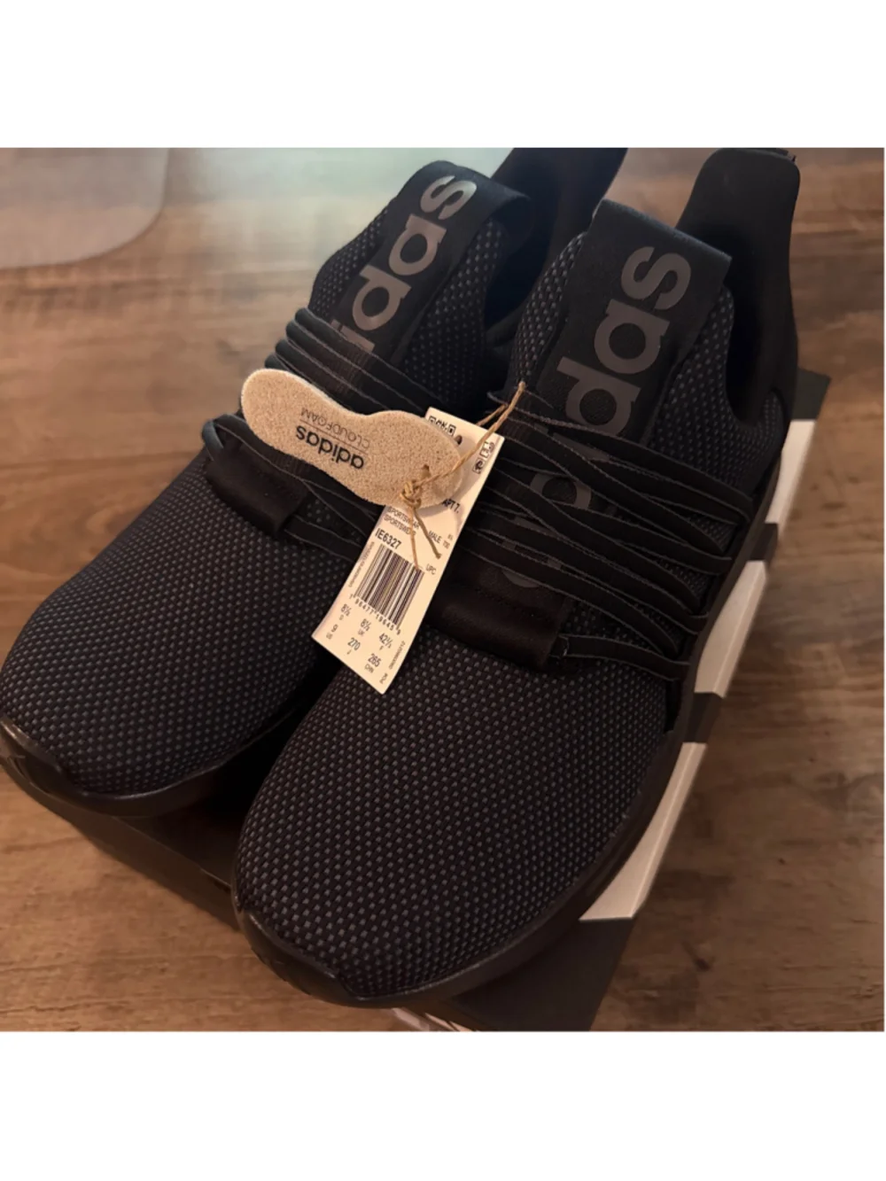 Men's Adidas Lite Racer Adapt 7.0 Sneakers Black Size 9